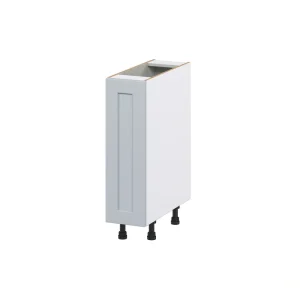 Hugo&Borg Charlesberg 9-in W x 34.5-in H x 25-in D Gray 1-Drawer Pull-out Cabinet Base Fully Assembled Cabinet (Recessed Panel Style) T726919943