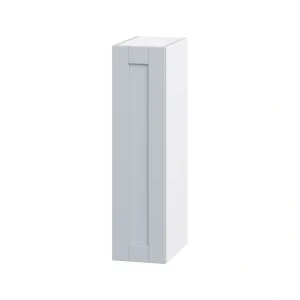 Hugo&Borg Charlesberg 9-in W x 35-in H x 14-in D Gray Wall Fully Assembled Cabinet (Flat Panel Shaker Door Style)