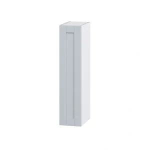 Hugo&Borg Charlesberg 9-in W x 40-in H x 14-in D Gray Wall Fully Assembled Cabinet (Recessed Panel Shaker Door Style)