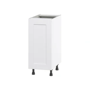 Hugo&Borg Jolie 15-in W x 34.5-in H x 24-in D Warm White 3-Drawers Base Fully Assembled Cabinet (Flat Panel Shaker Style)