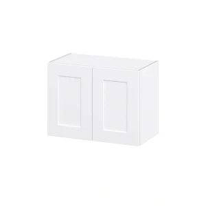 Hugo&Borg Jolie 27-in W x 20-in H x 14-in D Warm White Wall Fully Assembled Cabinet (Recessed Panel Shaker Door Style)