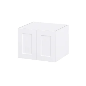 Hugo&Borg Jolie 27-in W x 20-in H x 24-in D Warm White Wall Fully Assembled Cabinet (Recessed Panel Shaker Door Style)