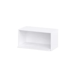 Hugo&Borg Jolie 30-in W x 15-in H x 14-in D Warm White Microwave Wall Fully Assembled Cabinet (Recessed Panel Style)