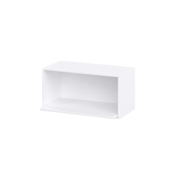 Hugo&Borg Jolie 30-in W x 15-in H x 14-in D Warm White Microwave Wall Fully Assembled Cabinet (Recessed Panel Style)