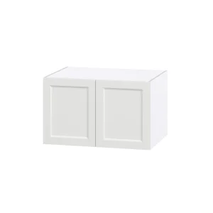 Hugo&Borg Riviera 33-in W x 20-in H x 24-in D Bright White Wall Fully Assembled Cabinet (Recessed Panel Shaker Door Style)