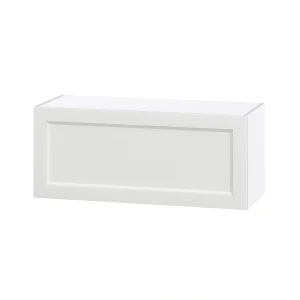 Hugo&Borg Riviera 36-in W x 15-in H x 14-in D Bright White Wall Fully Assembled Cabinet (Recessed Panel Shaker Door Style) T726919284