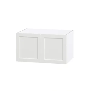 Hugo&Borg Riviera 36-in W x 20-in H x 24-in D Bright White Wall Fully Assembled Cabinet (Recessed Panel Shaker Door Style)