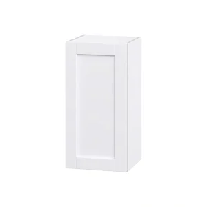 Hugo&Borg Rosemont 15-in W x 30-in H x 14-in D Glacier White Wall Fully Assembled Cabinet (Flat Panel Shaker Door Style)