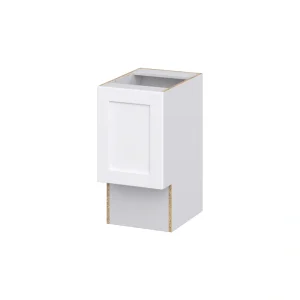 Hugo&Borg Rosemont 15-in W x 34.5-in H x 21-in D Glacier White Base Fully Assembled Cabinet (Recessed Panel Shaker Door Style)