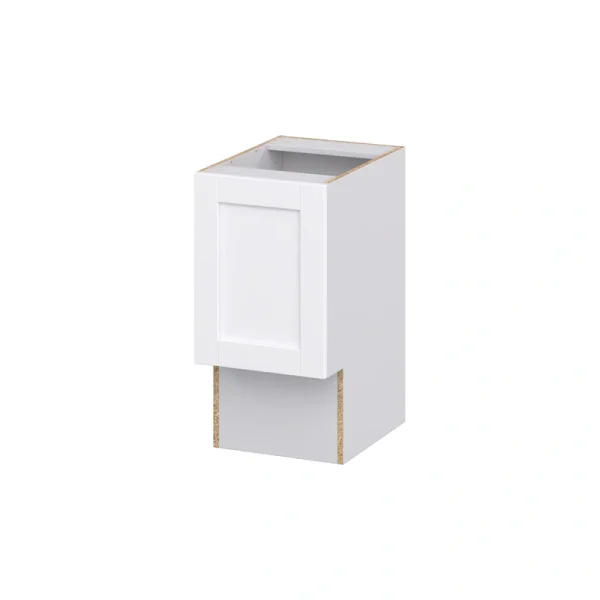 Hugo&Borg Rosemont 15-in W x 34.5-in H x 21-in D Glacier White Base Fully Assembled Cabinet (Recessed Panel Shaker Door Style)