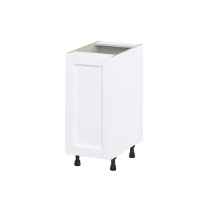 Hugo&Borg Rosemont 15-in W x 34.5-in H x 24-in D Glacier White 3-Drawers Base Fully Assembled Cabinet (Flat Panel Shaker Style)