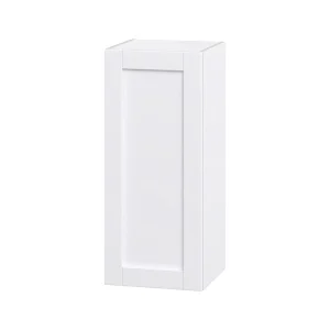 Hugo&Borg Rosemont 15-in W x 35-in H x 14-in D Glacier White Wall Fully Assembled Cabinet (Flat Panel Shaker Door Style)