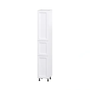 Hugo&Borg Rosemont 15-in W x 94.5-in H x 24-in D Glacier White Pantry Fully Assembled Cabinet (Recessed Panel Shaker Door Style)