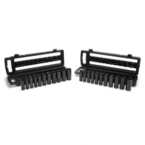 Husky 1/2 in. Drive SAE/Metric  6-Point Impact Socket Set with Two Storage Cases (22-Piece)