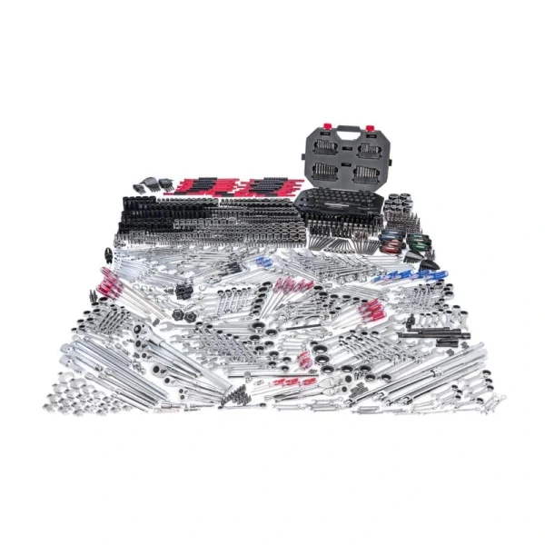 Husky 1/4 in., 3/8 in. and 1/2 in. Drive Master Mechanics Tool Set (1200-Piece)