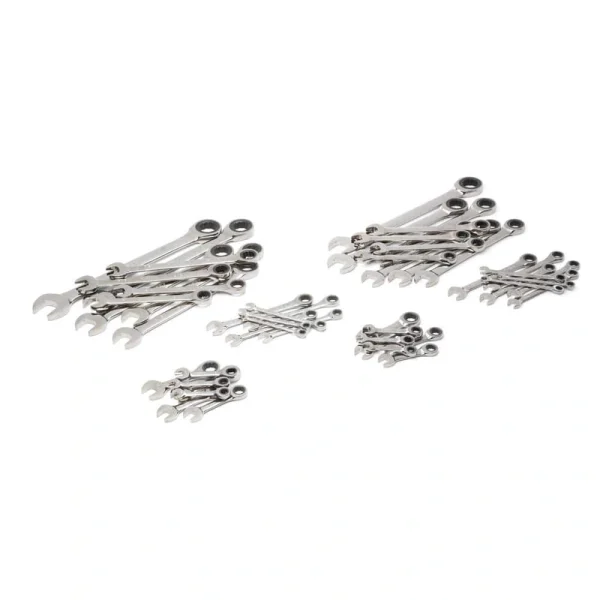 Husky Ratcheting and Stubby Ratcheting Wrench Set (48-Pieces)