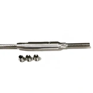 IAM Design 3-in to 7-in Stainless Steel Cable Connector T726916157