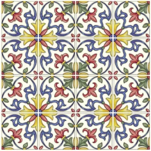 InHome 20″ x 20″ Tuscan Tile Peel & Stick Backsplash Tiles – 4 Pack