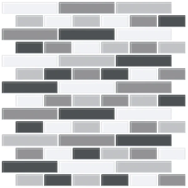 InHome 37.4″ x 9.9″ Smoked Glass Peel & Stick Backsplash Tiles – 4 Pack