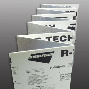 Insulfoam R-1.44 (10 PSI) R-Tech 3/8″ x 4′ x 50′ Fanfold Expanded Polystyrene Foam Board Insulation