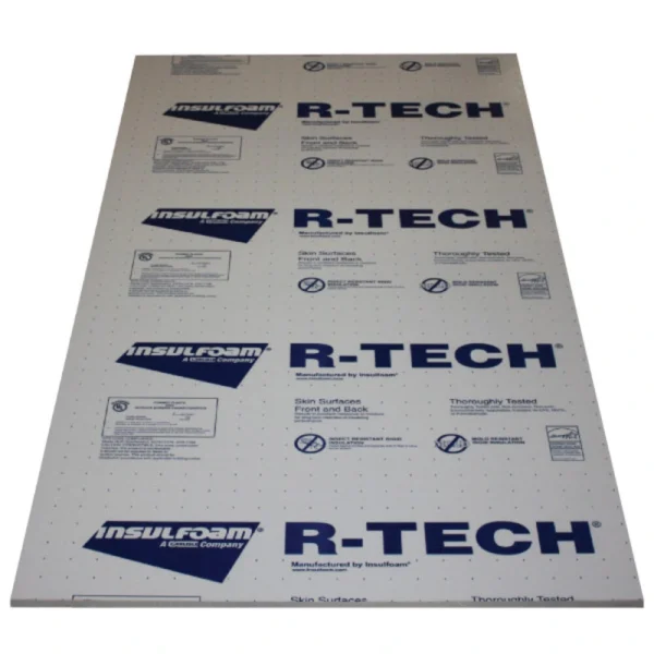Insulfoam R-3 (10 PSI) 3/4″ x 4′ x 8′ Laminated Expanded Polystyrene Foam Board Insulation