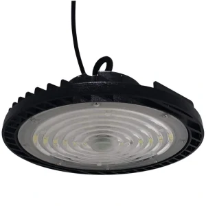 J&H LED 12 in. Black Integrated LED Dimmable High Bay Light at 36000 Lumens 3000K/4000K/5000K