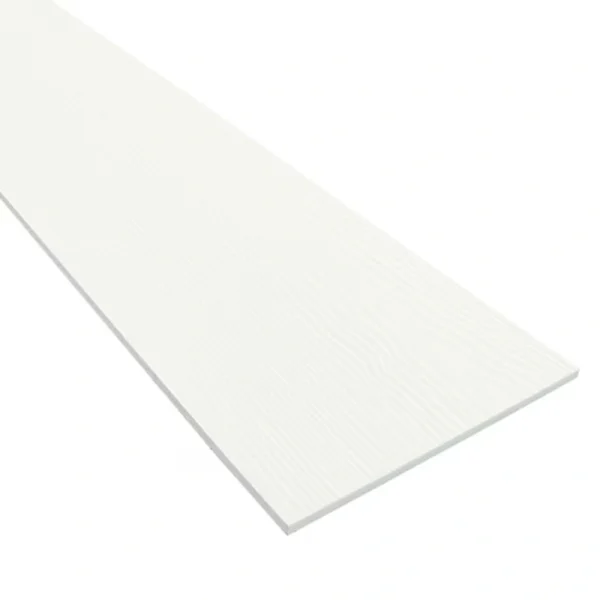 James Hardie 5/16″ 8-1/4″ x 12′ Hardie Plank Select Cedarmill Eased Edge Lap Siding for HardieZone 5 Arctic White