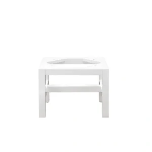 James Martin Vanities Addison 14.9-in x 10.6-in x 11.9-in Glossy White Soft Close Bathroom Wall Cabinet