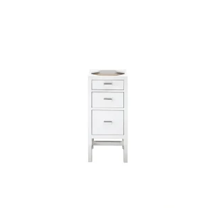 James Martin Vanities Addison 15-in x 33.3-in x 15-in Glossy White Soft Close Bathroom Wall Cabinet