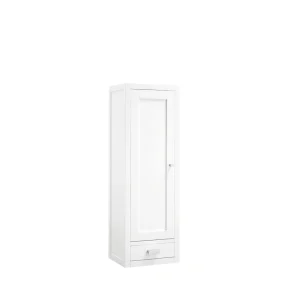 James Martin Vanities Addison 30-in x 34.4-in x 23.5-in Glossy White Soft Close Bathroom Wall Cabinet