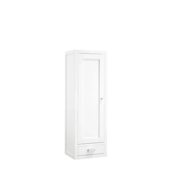 James Martin Vanities Addison 30-in x 34.4-in x 23.5-in Glossy White Soft Close Bathroom Wall Cabinet