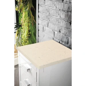 James Martin Vanities Athens 15-in x 34.4-in x 15-in Glossy White Soft Close Bathroom Wall Cabinet T726919074