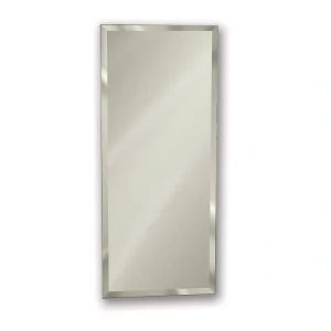 Jensen Gallery 15-in x 35-in Surface/Recessed Mount Frameless Mirrored Soft Close Medicine Cabinet
