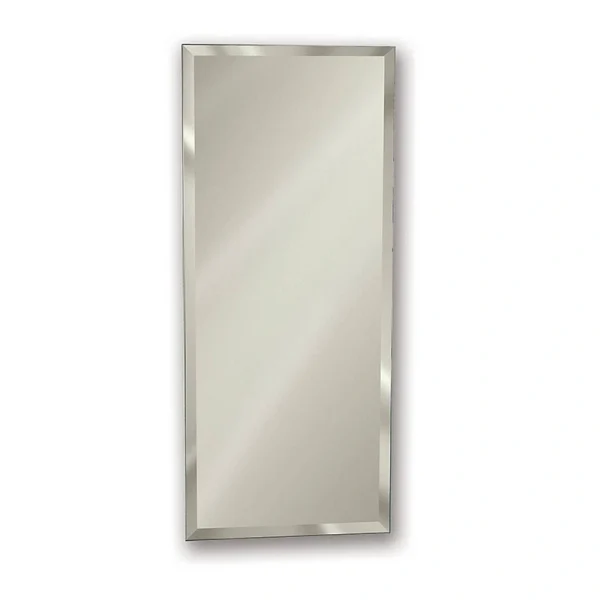 Jensen Gallery 15-in x 35-in Surface/Recessed Mount Frameless Mirrored Soft Close Medicine Cabinet