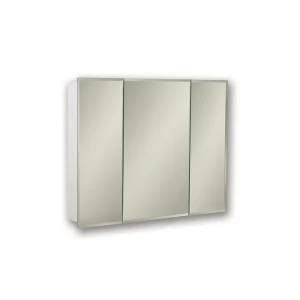 Jensen Horizon 24-in x 24-in Surface Mount Frameless Mirrored Medicine Cabinet