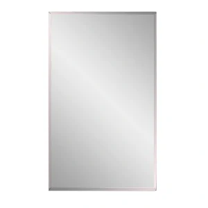 Jensen Styleline 16-in x 26-in Recessed Mount Stainless Steel Mirrored Medicine Cabinet T726919050