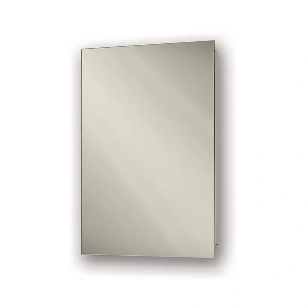 Jensen Topsider 16-in x 26-in Surface Mount Frameless Mirrored Medicine Cabinet