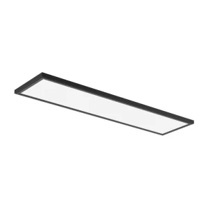 Juno LPFM 1 ft. x 4 ft. 4000 Lumen Black or White Dimmable Integrated LED Flush Mount Flat Panel Light with Switchable CCT
