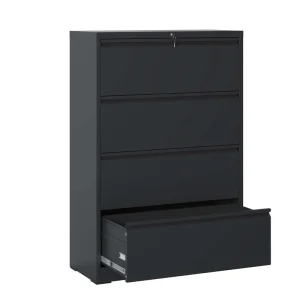 Kahomvis Black Office Cabinet T726919007