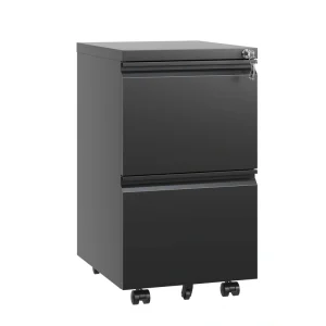 Kahomvis Black Office Cabinet T726919035