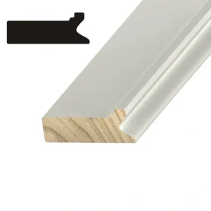 Kelleher 1 in. x 2-1/2 in. Treated Primed Pine Stucco Molding