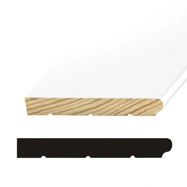 Kelleher 3/4 in. x 4-1/2 in. Primed Pine Stool Molding