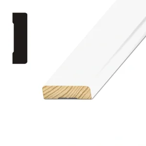 Kelleher Round Edge 9/16 in. x 2-1/4 in. Primed Pine Casing Molding