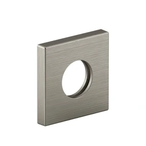 KOHLER 1-Handle Wall-Mount Shower Arm Trim Kit Square in Vibrant Brushed Nickel