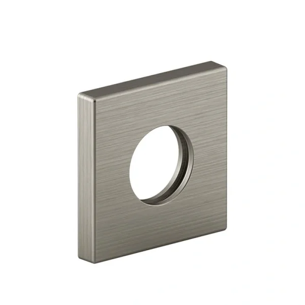 KOHLER 1-Handle Wall-Mount Shower Arm Trim Kit Square in Vibrant Brushed Nickel