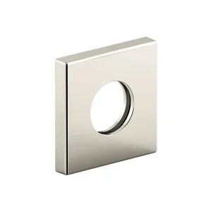 KOHLER 1-Handle Wall-Mount Shower Arm Trim Kit Square in Vibrant Polished Nickel