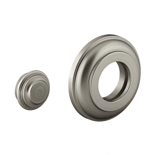 KOHLER 1-Handle Wall-Mount Shower Arm Trim Kit Traditional in Vibrant Brushed Nickel
