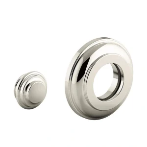 KOHLER 1-Handle Wall-Mount Shower Arm Trim Kit Traditional in Vibrant Polished Nickel