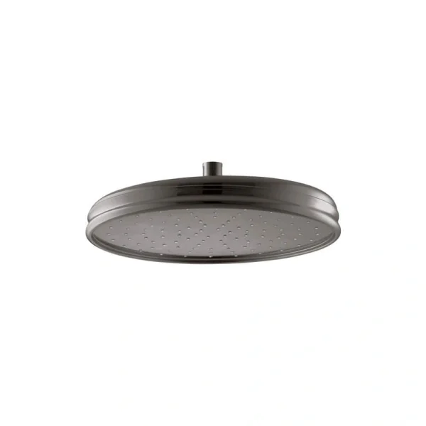 KOHLER 1-Spray Patterns 2.5 GPM 12 in. Ceiling Mount Fixed Shower Head Rainhead in Vibrant Titanium