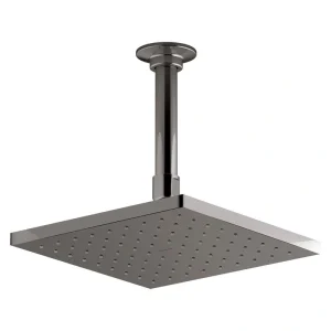 KOHLER 1-Spray Patterns 8 in. 2.5 GPM Ceiling Mount Rain Fixed Shower Head in Vibrant Titanium